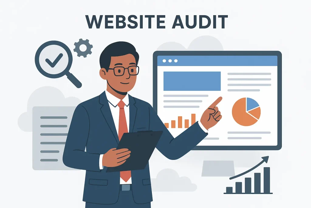 Comprehensive website audit service to analyze site structure, technical SEO, and performance issues