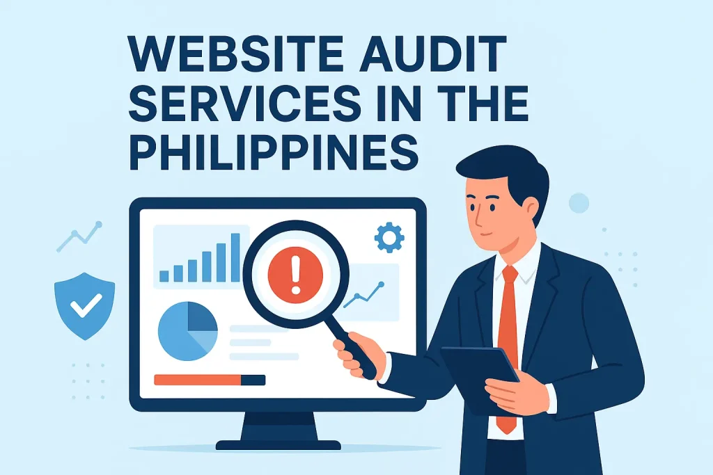 Professional website audit services in the Philippines identifying SEO issues and improving site performance.